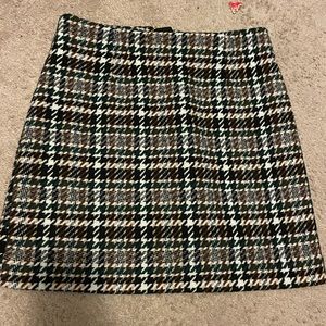 H&M plaid skirt
